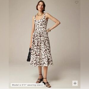 JCrew fit and flare dress